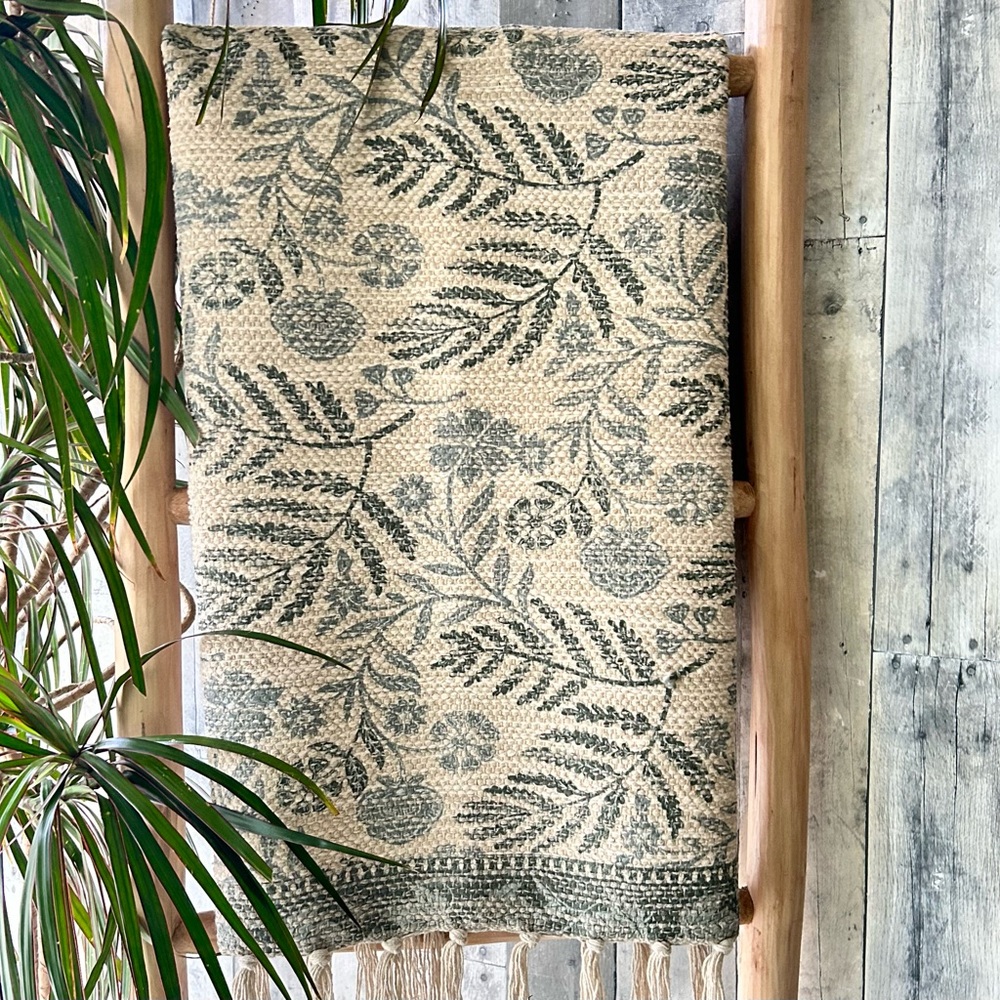 🌴Charming Floral Patterned Decorative Accent Rug